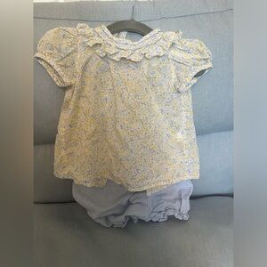 🩷👶🏼 2T Hand Embroidered Smocked Set